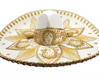 Mariachi Charro Authentic Mexican Sombrero Hat Accessory Folklorico New Medium