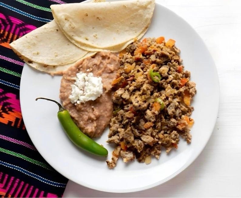 Machacado Carne Seca De Res Carne De Res Desmenuzada Jerkey Hecho A Mano De México Apodaca N.L. 4 onzas imagen 4