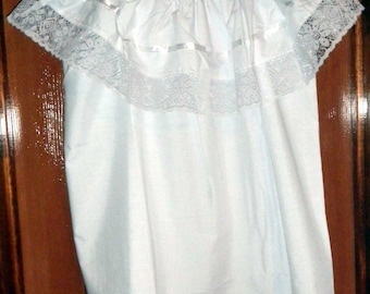 Womens White Off-Shoulder Ruffle Top Lace Ribbon Mexico Folklorico Fiesta Dance