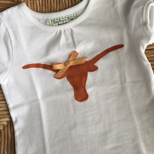 Girls Texas Longhorn Shirt or Onesie image 6