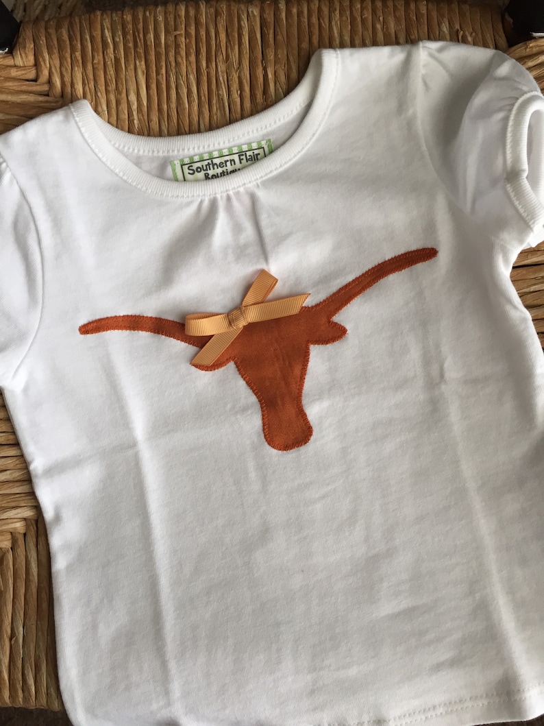 Girls Texas Longhorn Shirt or Onesie image 6