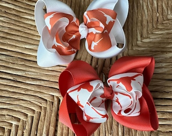 Texas Longhorns Hairbow