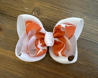 Texas Longhorns Hairbow