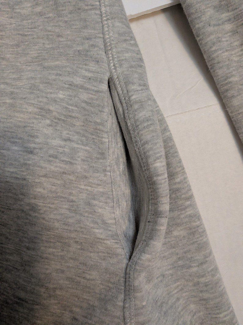 Cardigan gris chiné Anthropologie Drew, taille moyenne, confortable et léger image 3