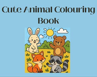 Libro da colorare di animali: Edizione Amici della foresta