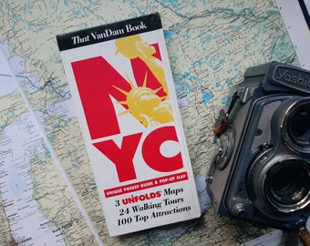 Vintage NYC Van Dam Tour Book Pull out Maps Great Condition