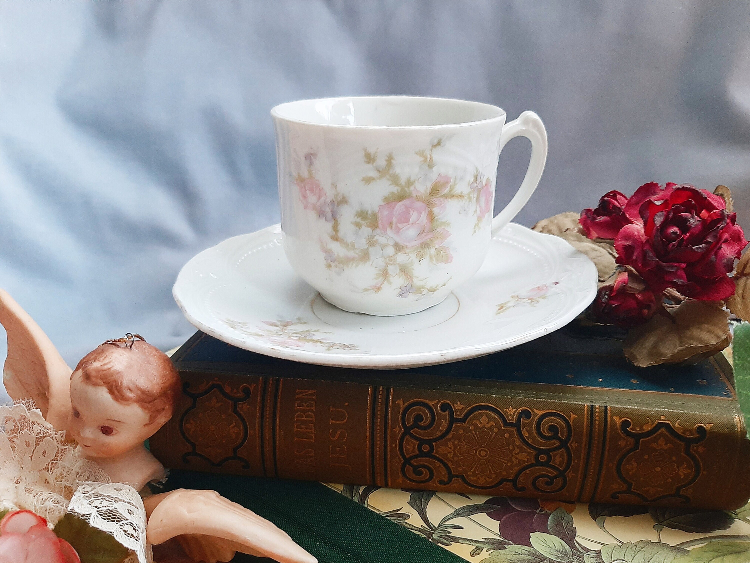 Kitchen & Dining german tea cup flower tea cup set Plaue GDR Germany