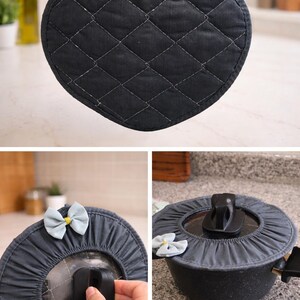 Elegant Handmade Kitchen Set | Full Cooking Bundle | Apron + Oven Mitt + Pot Holder + Drying Mat + Pot Cover