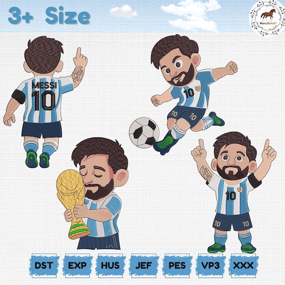 Lionel LM10 Embroidery Bundle, Argentina World Cup 2026 Design Files, Football Crest Machine File, Soccer Fan, Digital download