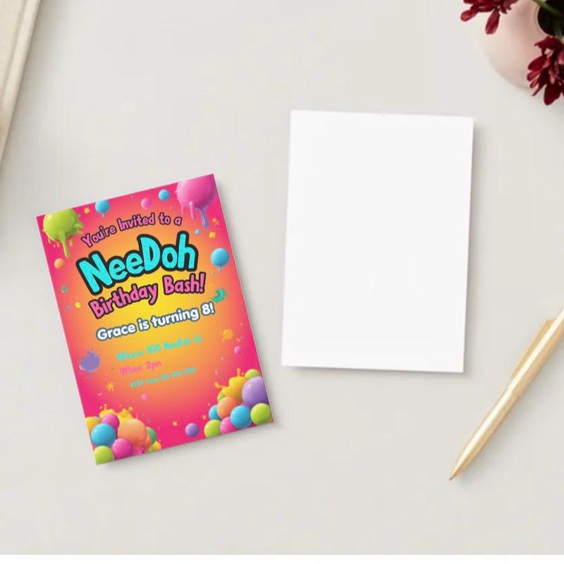 Needoh Paper Design Needoh Paper Template - Etsy