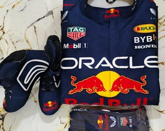 Aangepast F1-racepak | Max Verstappen replica, karting en simracen