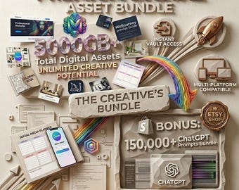Digital Asset Bundle: T-Shirt Designs, Reels, SVG Files, Logos
