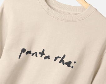 Panta Rhei [Verde botella] / Jersey / Unisex / Todo fluye / 100% algodón orgánico / De origen sostenible