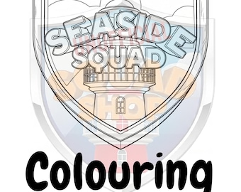 Libro da colorare della squadra di mare