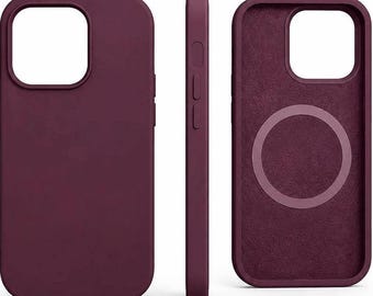 iPhone MagSafe Hülle für iPhone 17 16 15 14 13 12 11 Pro Max Plus Silikon Case, Magnetische Handyhülle, Stoßfest, Kratzfest, Premium Schutz
