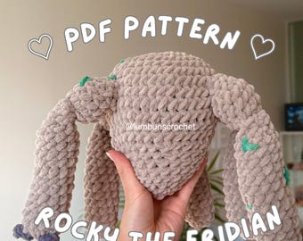 Rocky the Eridian Crochet Pattern – Project Hail Mary Inspired Amigurumi (PDF Pattern)