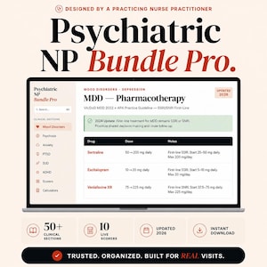 Klinische referentiebundel psychiatrie | PMHNP-oefentool (html-bestand)