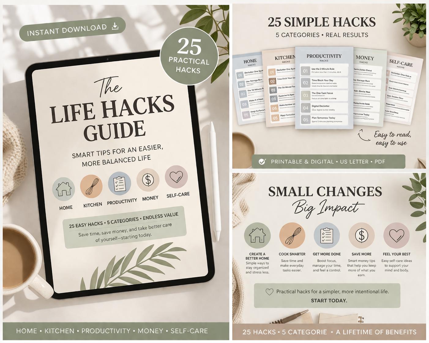 25 Genius Life Hacks That Will Change Your Life - Etsy