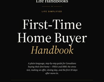 Manual para compradores de vivienda por primera vez en Canadá / Guía de planificación paso a paso (PDF digital)