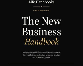 Manual de Negocios Canadienses / Guía de Planificación Paso a Paso (PDF Digital)