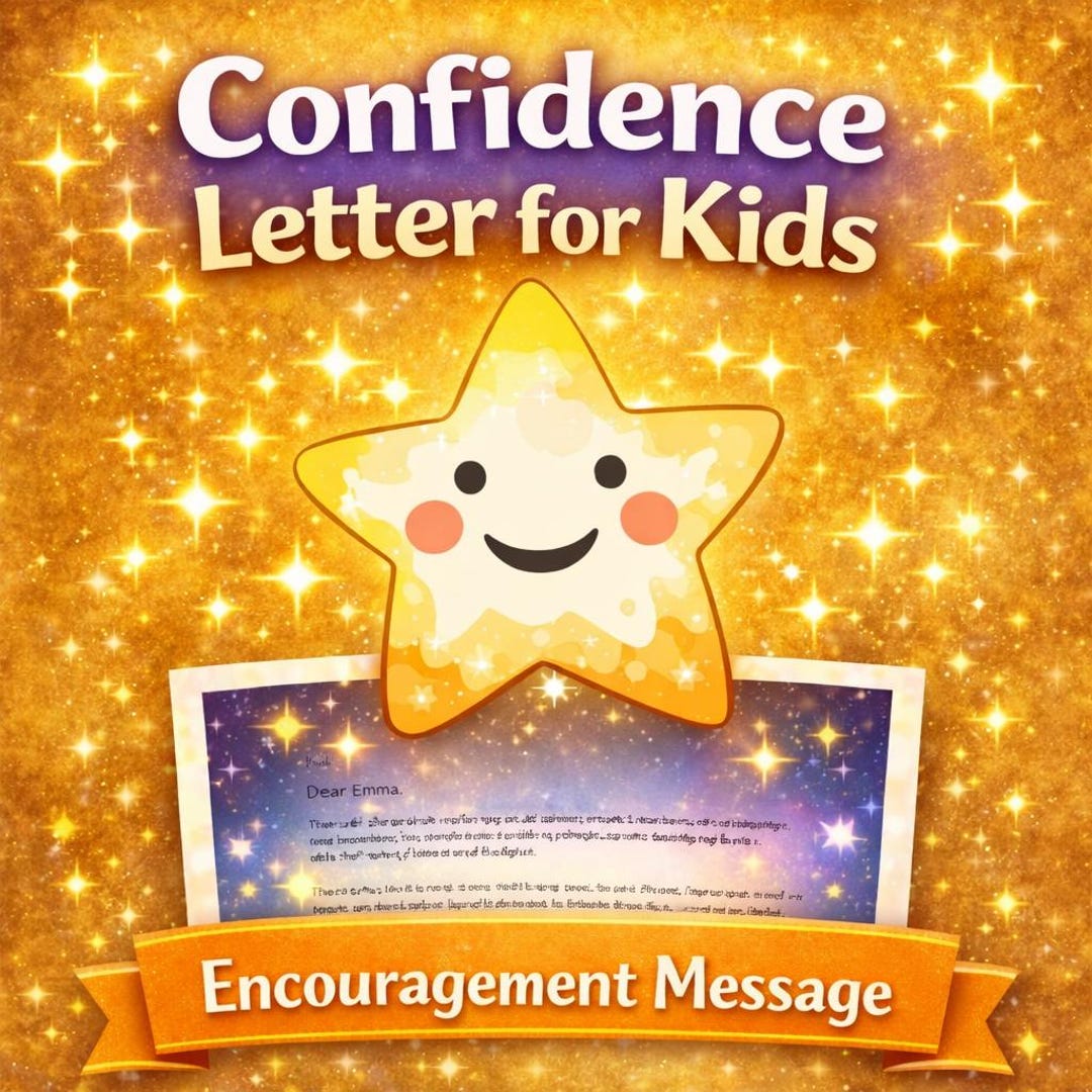 Personalized Confidence Letter for Kids | Magical Encouragement Message ...