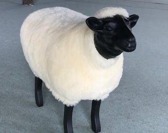 The Original Sheep Stool - Pure British Wool - Handmade in Devon - Stylish, statement chair