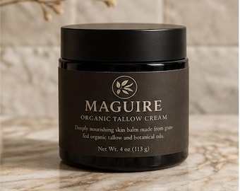 Maguire Organic Tallow Cream: Grass-Fed Deeply Nourishing Skin Balm
