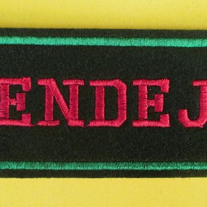 Embroidered Word Patch PENDEJO Iron on Word Patch. Biker - Etsy