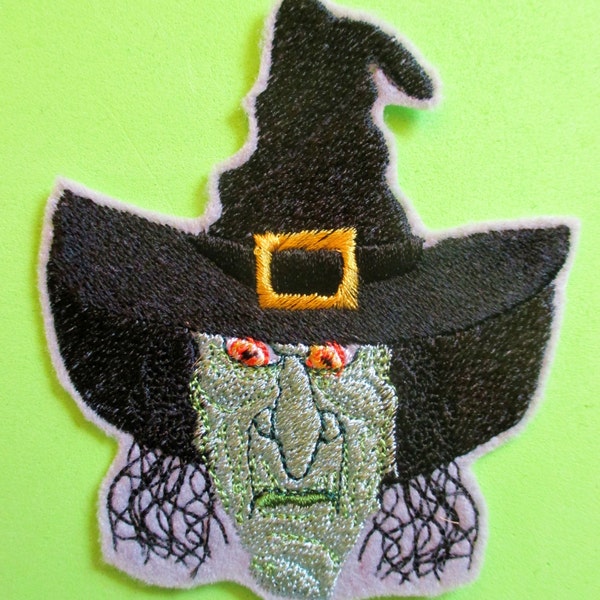 Witch Applique Etsy