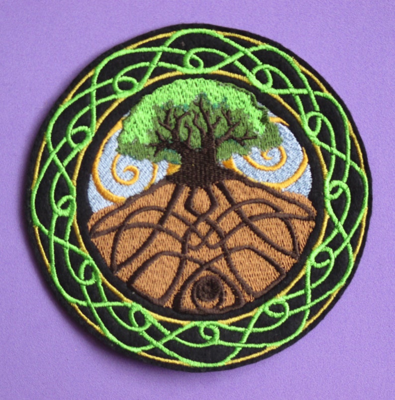 Celtic Tree Embroidery