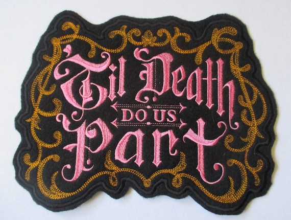Decor Ring Pillow Crafts Wedding Iron On or Sew On Patch Large Embroidered Bride Applique Patch Wall Hanging and More