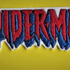 All Sizes Embroidered Spiderman Applique Patch, Halloween, Costume, Iron On Patch, Sew On Patch, Crafts, Quilts, Tote Bags, Back Packs