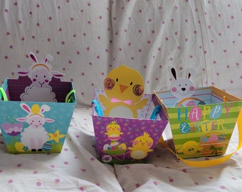 Easter Dog Treat Baskets (25 Treat Count) (Medium Size)