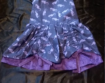 Large Seahorse Dog Dress