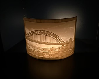 The Tyne Bridge Lithophane