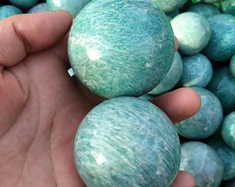 ONE KG Amazonite Sphere Polished Crystal Ball Blue Green Stone Healing Energy Home Decor