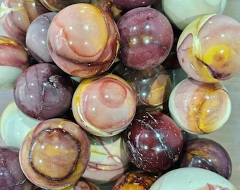 5kg BULK Natural Mookaite jasper Sphere, Crystal Stone Ball