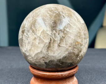 125MM LARGE Natural Smokey Quartz Sphere, Crystal Stone Ball