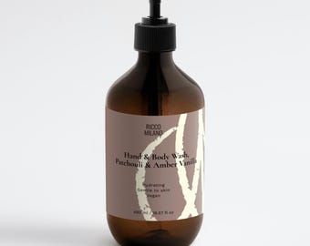 Hand  Body Wash, Patchouli  Amber Vanilla