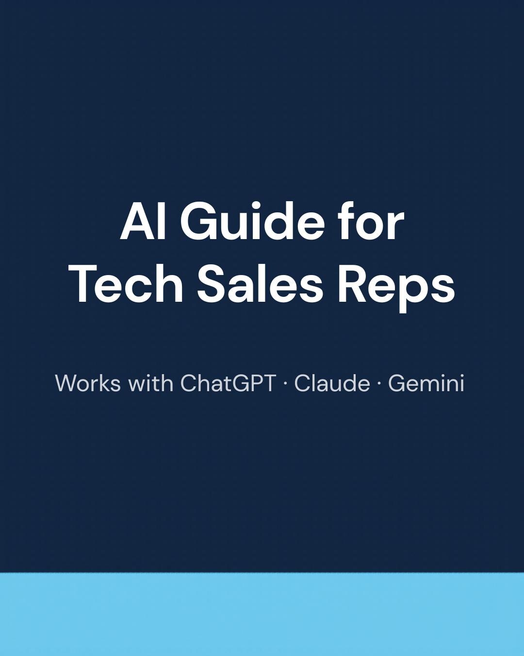 AI Guide for Tech Sales Reps - Etsy