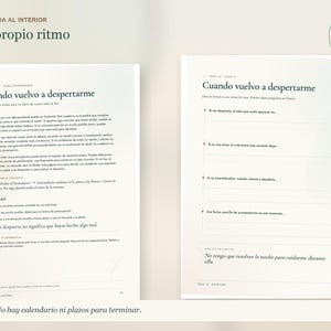 Mental Load Journal in Spanish | When My Mind Won't Stop | Guided Self-Care Journal | Printable and Digital PDF image 4