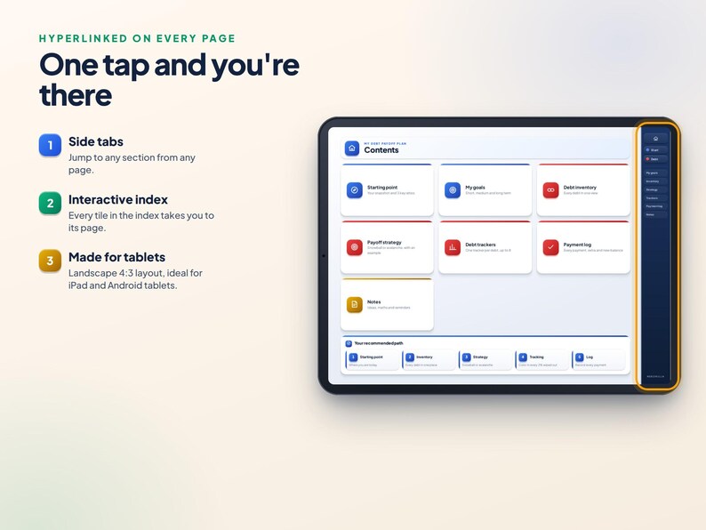 Debt Payoff Planner for GoodNotes | Snowball and Avalanche Method | Digital Debt Tracker imagen 5