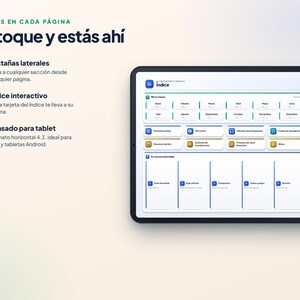 Maandelijkse budgetplanner in het Spaans | Overzicht van uitgaven en betalingen | Digitale GoodNotes zonder datum afbeelding 5