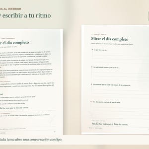 Journal de fatigue et d'énergie en espagnol | Quand la fatigue s'installe | Journal de bien-être guidé | 2 fichiers PDF imprimables image 2