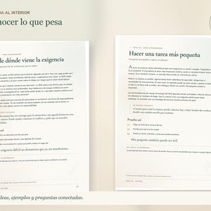 Journal de fatigue et d'énergie en espagnol | Quand la fatigue s'installe | Journal de bien-être guidé | 2 fichiers PDF imprimables image 3