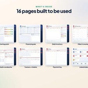 Debt Payoff Planner for GoodNotes | Snowball and Avalanche Method | Digital Debt Tracker imagen 2