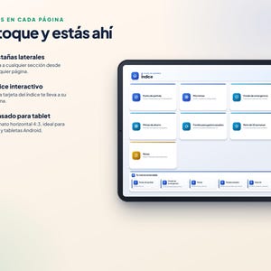 Planificateur d'épargne numérique en espagnol | Fonds d'urgence, objectifs et défi de 52 semaines | GoodNotes image 5
