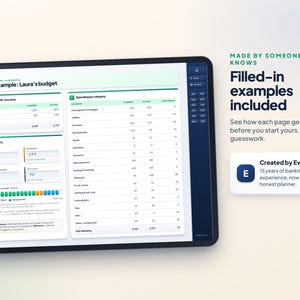 Monthly Budget Planner for GoodNotes | Expense and Bill Tracker | Undated Digital Finance Planner image 6