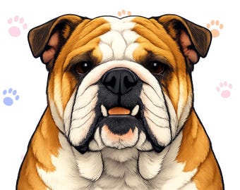 Vollständiger Ratgeber für Englische Bulldoggen (PDF) | Hundepflege-E-Book | Druckbarer Planer | Sofortiger digitaler Download