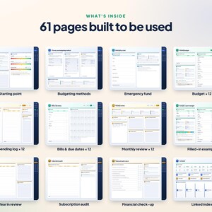 Monthly Budget Planner for GoodNotes | Expense and Bill Tracker | Undated Digital Finance Planner image 2